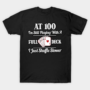 100Th 100 Cards T-Shirt